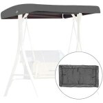 Toile de remplacement pour si�ge balancelle, housse de remplacement pour trois places, pare - soleil ...