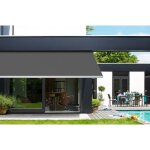 Ici store - toile pour store banne 4, 8 x 3, 5 m toile ardoise 460 x 370 cm Ici store - toile pour store banne 4, 8 x 3, 5 m toile ardoise 460 x 370 cm