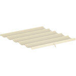 Toile de toit pour pergola tonnelle de 3 x 3 m - outsunny - r�tractable - toile uniquement 250 x 255 ...