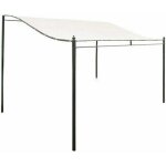 Toile de toit de rechange pour pavillon tonnelle - 300d toile impermable tente auvent haut toit soleil ...