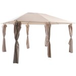 Toile pour tonnelle santorini beige lin - hesp�ride