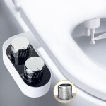 Toilette bidet wc non lectrique ultra fin avec double buse autonettoyante - jet d'eau froide rglable ...