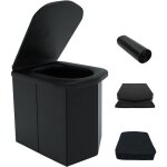 Toilette camping portable avec couvercle, toilettes sèches wc pliable sans produit chimique - supporte ... Toilette camping portable avec couvercle, toilettes sèches wc pliable sans produit chimique - supporte ...