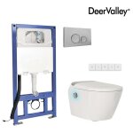 Toilette intelligente dv - 1s0205 wc suspendu avec rservoir d'eau deervalley toilette moderne et intelligente ...