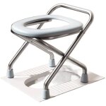 Toilettes pour personnes ges, chaise de toilette mobile, tabouret pour femmes enceintes, chaise pliante ...