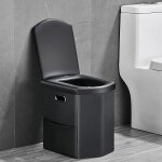 Toilette portable camping car, pot de chambre adulte, wc portable, toilette seche pliable avec couvercle ...