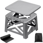 Toilette portable camping, toilette seche pliables avec couvercle, wc portable voiture adulte enfant ...