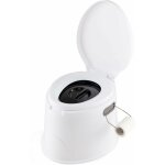 Relax4life - toilette portable avec couvercles et poigne, wc de camping avec seau amovible et porte ...