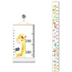 Toise murale enfants 20x200 cm autocollant for�t r�gle croissance fille gar�on