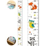 Toise murale enfant motif dessin anim� toile 200x20 cm mesure hauteur chambre