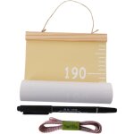 Toise toile amovible avec corde ? jauge croissance d�coration nursery murale