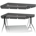 Toit de balancelle, 195 x 125 x 15cm toile de rechange pour balancelle de jardin, imperm�able b�che de ...