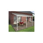Chalet&jardin - toit couv terrasse feria 4 x 4 m - blanc