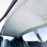 Convient au toit pare - soleil tesla model y, clips pr� - cousus, conception pliable divis�e, protection ...