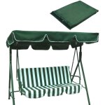 Toit de rechange pour balancelle de jardin 2 places, universel toile de rechange pour balancelle jardin ...