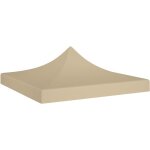 Toit de tente de rception 2x2 m beige 270 g / m