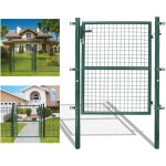 Tolletour 125x100cm portillon de jardin en acier galvanis� - portail de jardin - porte de cl�ture - avec ...