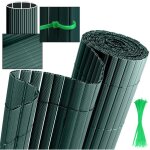 Tolletour - canisse en pvc double face. 90% d'occultation. vert. h. 80 cm x l. 400 cm Tolletour - canisse en pvc double face. 90% d'occultation. vert. h. 80 cm x l. 400 cm