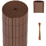 Tolletour canisse en pvc jardin balcon terrasse ? brise - vue et brise - vent, stable et facile � couper ...