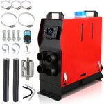 Tolletour - chauffage diesel - 5kw 12v rchauffeur d'air diesel - tlcommande , rapide , lcd 4 sorties ...