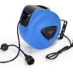 Tolletour enrouleur automatique de c�ble 20m, montage mural 180 � enrouleur de c�ble rallonge ext�rieur ...