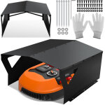 Tolletour garage pour tondeuse � gazon tondeuse robotis�e toit pour robot tondeuse 786034 cm housse de ...