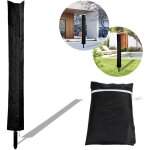 Housse de schoir de linge extrieur impermable avec fermeture clair en tissu oxford 210d noir(16828cm) ...