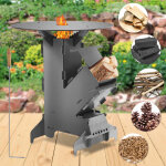 Tolletour po�le � fus�e po�le � bois, poker de foyers camping pour voyager pique - nique chasse avec ...