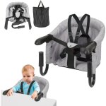 Tolletour siège de table pliable pour bébé avec pinces antidérapantes et ceinture de sécurité - fixation ... Tolletour siège de table pliable pour bébé avec pinces antidérapantes et ceinture de sécurité - fixation ...