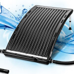 Tolletour syst�me de chauffage pour piscine - magnifique panneau de chauffage solaire de piscine courb� ...