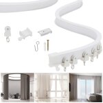 Tolletour tringle � rideaux syst�me de tringle � rideaux flexible, pliable pour les courbes et les angles ...