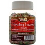 Tomates s�ch�es au basilic et � l'ail des ours 100 g en pot git jar