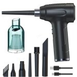 Aspirateur  air comprim, aspirateur d'ordinateur sans fil, dpoussireur lectrique pour clavier, bureau, ...