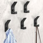 Crochet mural, 5 pièces porte manteau mural, pratique murale patères avec vis double crochet porte manteau ... Crochet mural, 5 pièces porte manteau mural, pratique murale patères avec vis double crochet porte manteau ...