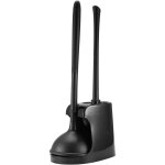 Dboucheur et brosse de toilette ensemble de piston de brosse de cuvette de toilette 2 en 1 avec support ...