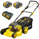 Tondeuse a batterie 80v (2x40v) - coupe 46cm - autotract�e + 2 batteries 4ah + double chargeur - autonomie ...