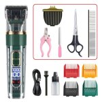 Tondeuse chien - tondeuse chat, lectriques, silencieuse tondeuses, usb rechargeable, vert