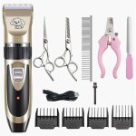 Pnuaticm - tondeuse pour chien, tondeuse pour chien sans fil rechargeable professionnelle  faible bruit ...