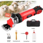 Tondeuse �lectrique 900 w - 6 vitesses r�glables - max 2800 tr / min - avec mallette - 13 dents - ciseaux ...