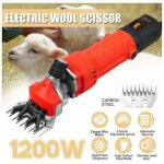 Tondeuse �lectrique pour moutons, 1200 w 6 vitesses professionnelles r�glables et r�sistantes pour ch�vre, ...