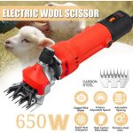 Tondeuse lectrique pour moutons, 690 w 6 vitesses professionnelles rglables et rsistantes pour chvre, ...