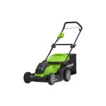 Tondeuse  gazon pousse 41cm 40v greenworks sans batterie ni chargeur - g40lm41