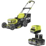 Tondeuse à gazon sans balais 18 v one + , coupe 46 cm (2 batteries 18 v x 5 ah) ry18lmx46a - 250 - ryobi ... Tondeuse à gazon sans balais 18 v one + , coupe 46 cm (2 batteries 18 v x 5 ah) ry18lmx46a - 250 - ryobi ...