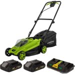 Vito - tondeuse  gazon 20v + 2 batteries lithium 3. 0ah + chargeur double gazon 300m2 - bac 30l