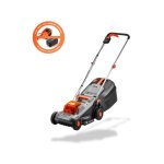 Fuxtec - tondeuse � gazon sans fil 20v sans batterie ni chargeur, bac de ramassage 30 l, largeur de coupe ...