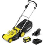 Karcher - tondeuse  gazon sans fil lmo 3 - 18 battery set (batterie 18 v incluse) - coupe 34 cm - moteur ...