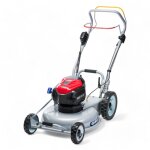 Tondeuse mulching professionnelle sur batterie 82v - autonomie 1200m, coupe 53cm grin bm53a - 82v