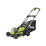 Ryobi - tondeuse poussée 18v brushless - Ø coupe 40 cm - ramassage et mulching - vendue sans batterie ... Ryobi - tondeuse poussée 18v brushless - Ø coupe 40 cm - ramassage et mulching - vendue sans batterie ...