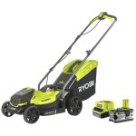 [jamais utilis] tondeuse pousse ryobi - rlm18x33b40 - 18v one + - coupe 33cm - 1 batterie 4. 0ah - ...