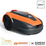 Tondeuse robot autonome daewoo 600m� - coupe 18cm, 22m / min, batterie 20v 5, 2ah - darlm600i
